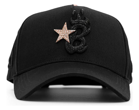 Gorra barbas hats b Star rose gold original